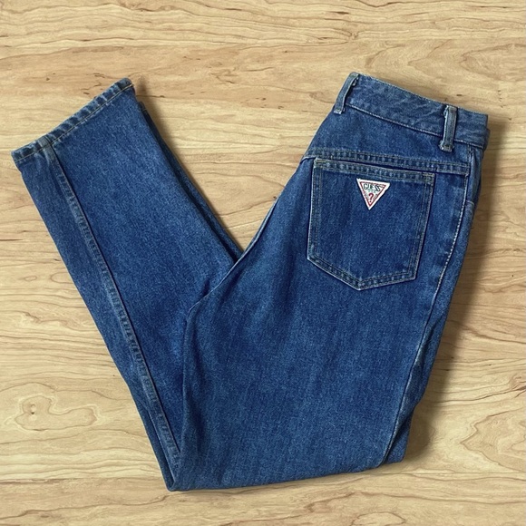 Vintage Guess 1980s Georges Marciano Skinny Jeans 29x27 Ankle Zip Pristine 🤌 - Picture 2 of 10
